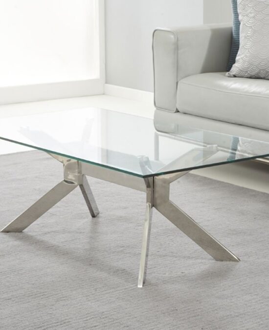 Custom Cut Glass table top in New York