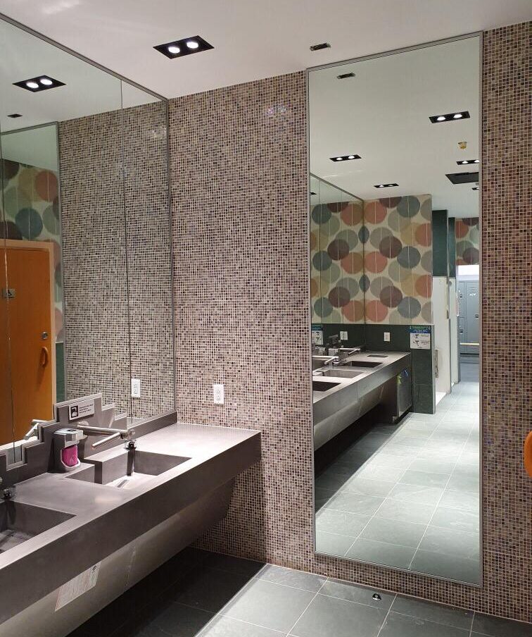 custom mirror wall