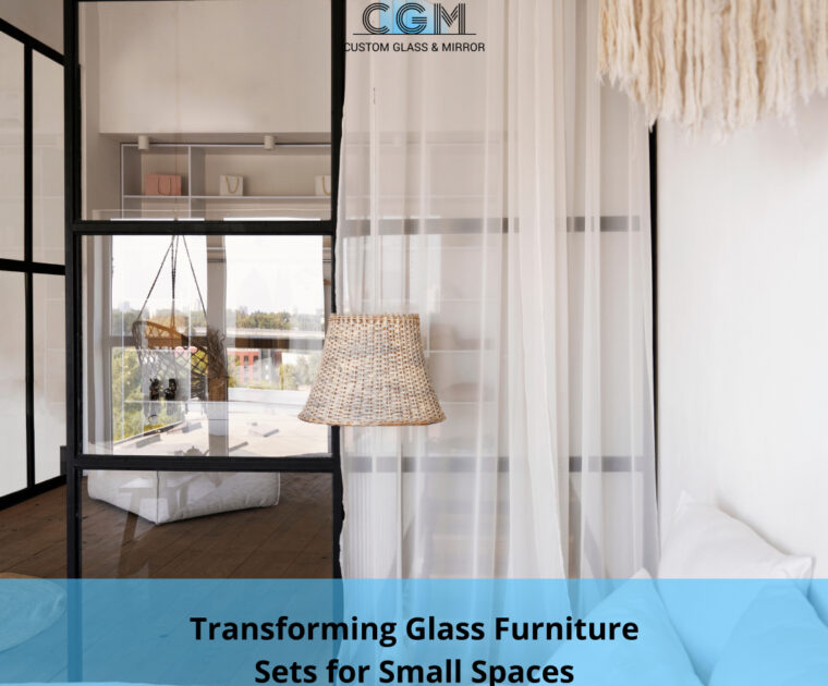 Transforming Glass Furniture Sets for Small Spaces
